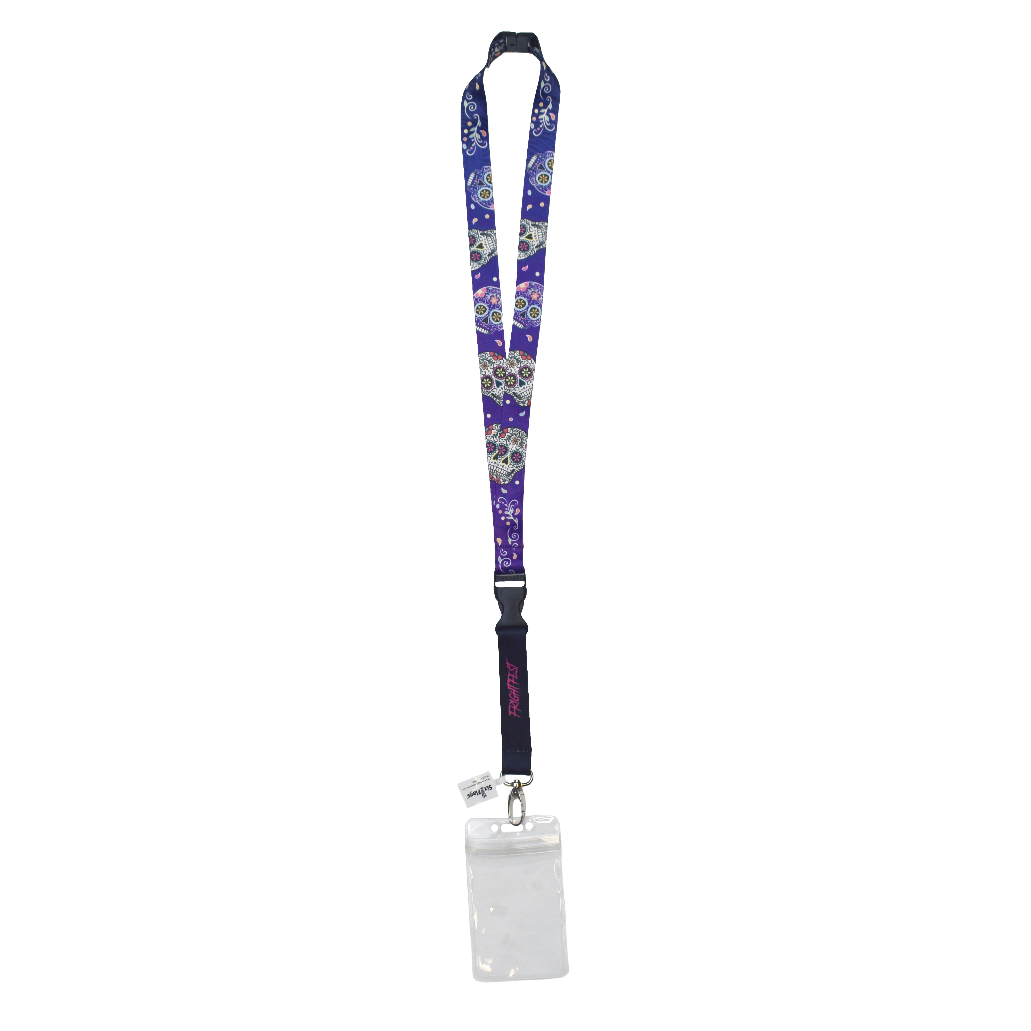 Sugar Skull Lanyard – Six Flags Merch Store