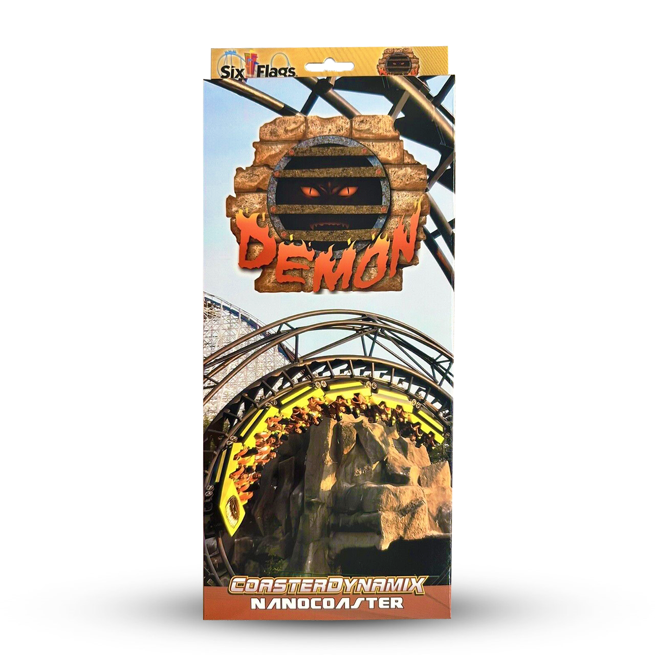 DEMON SIX FLAGS GREAT AMERICA NANOCOASTER package front
