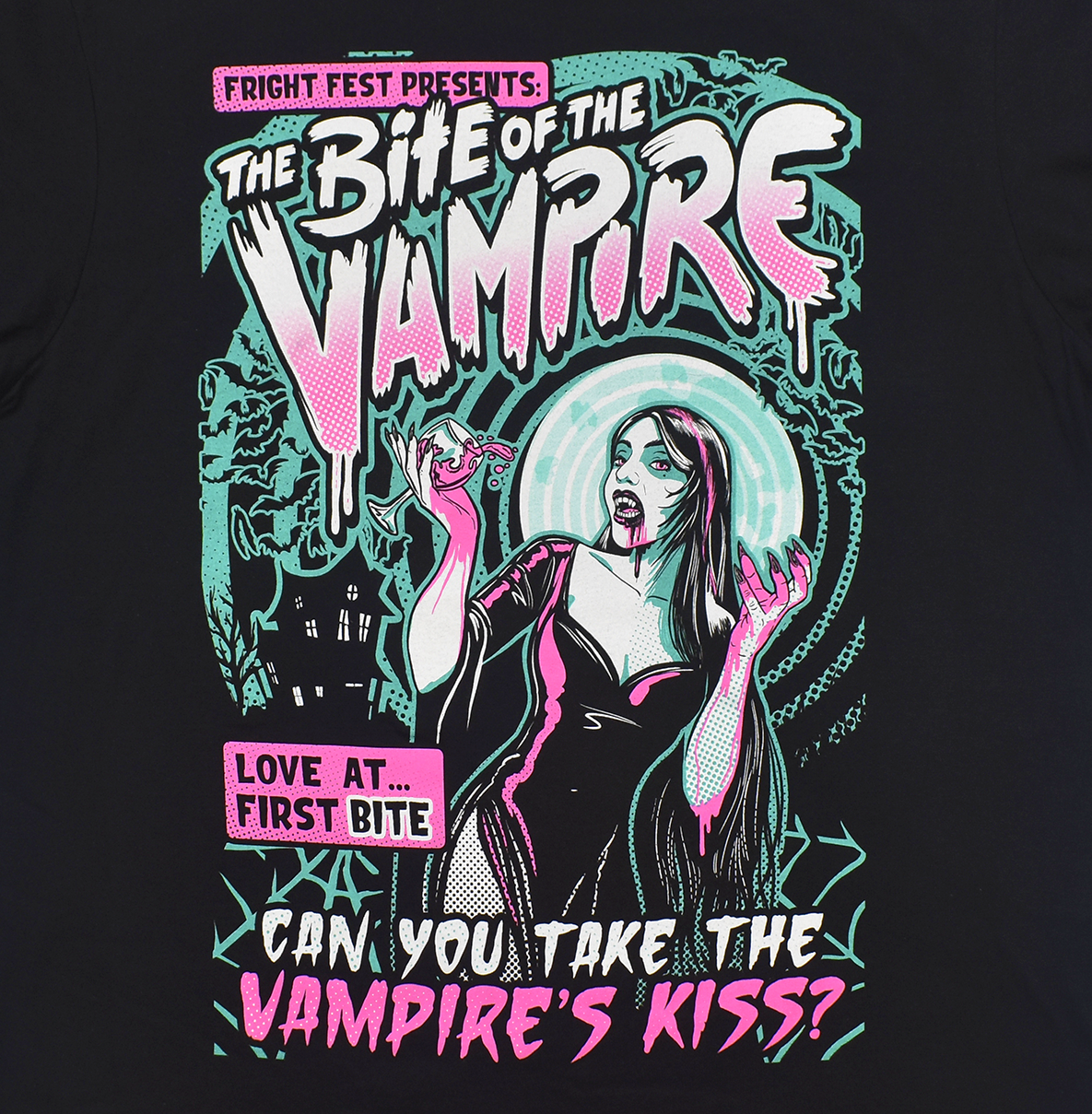Camiseta retro de vampiro POP