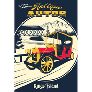 Kings Island Kings Mills Antique Autos Poster