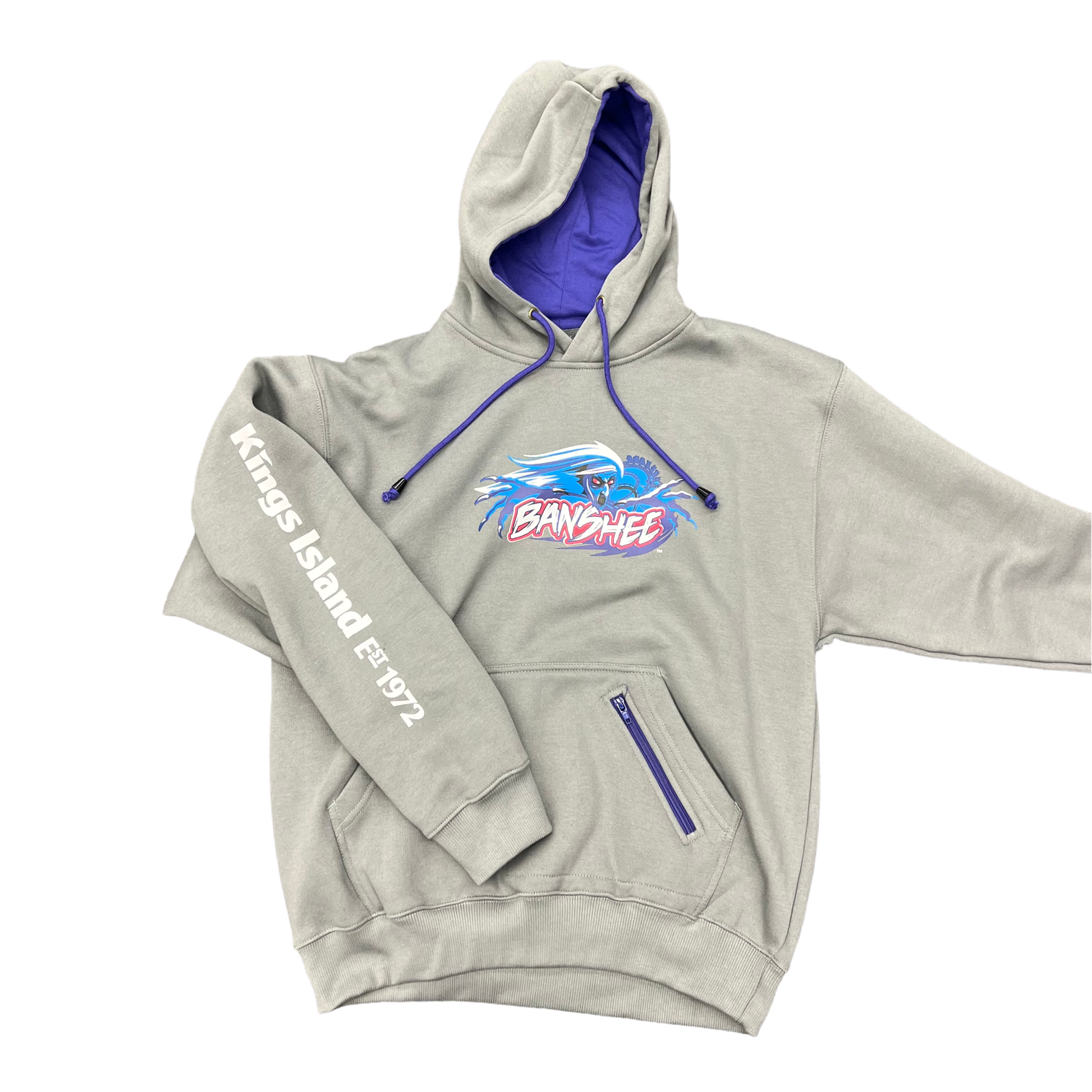 Kings Island Banshee Hooded Zipper Pocket Sweatshirt