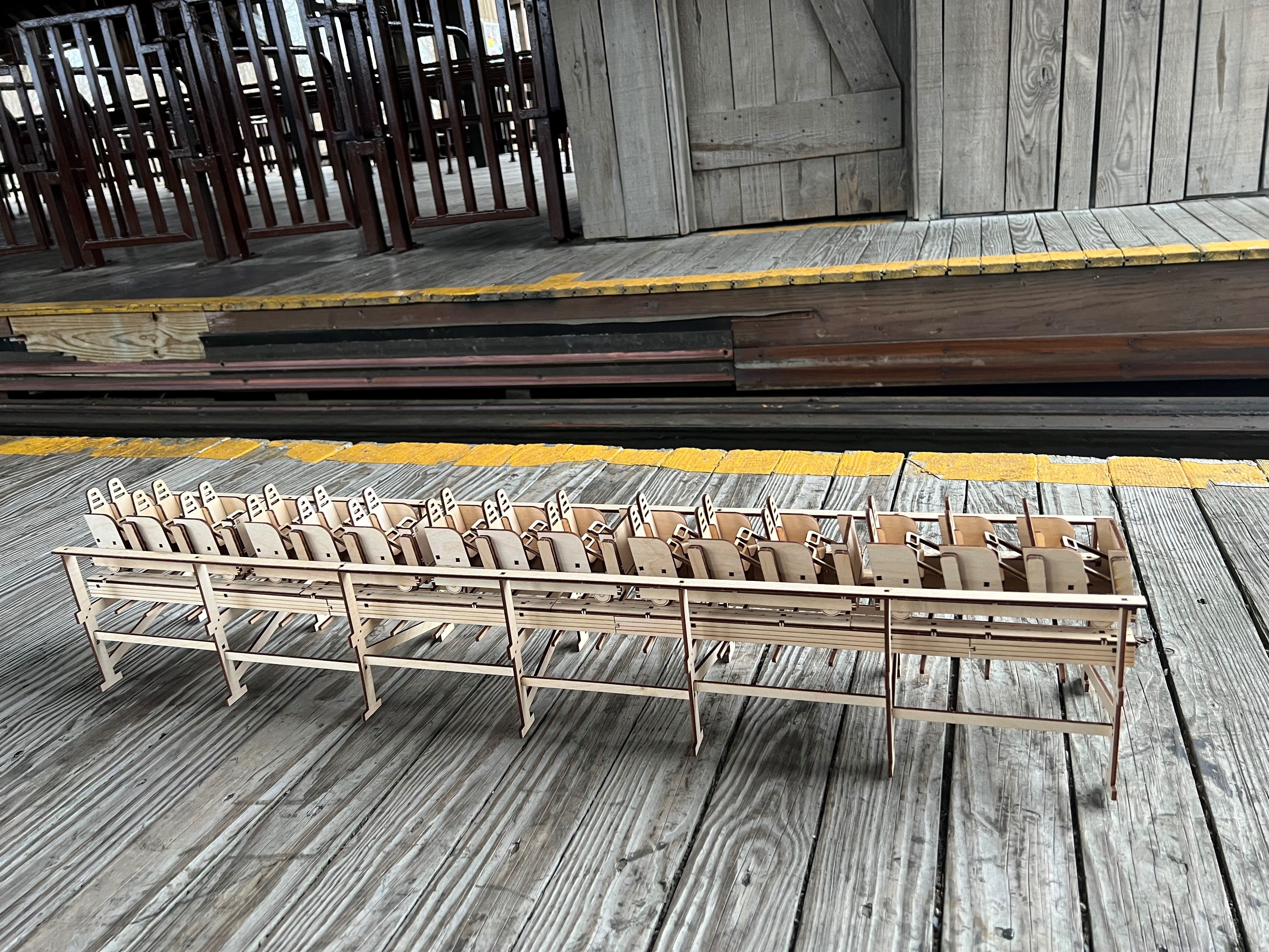 Kings Island Limited Edition The Beast Train Coaster Cutout
