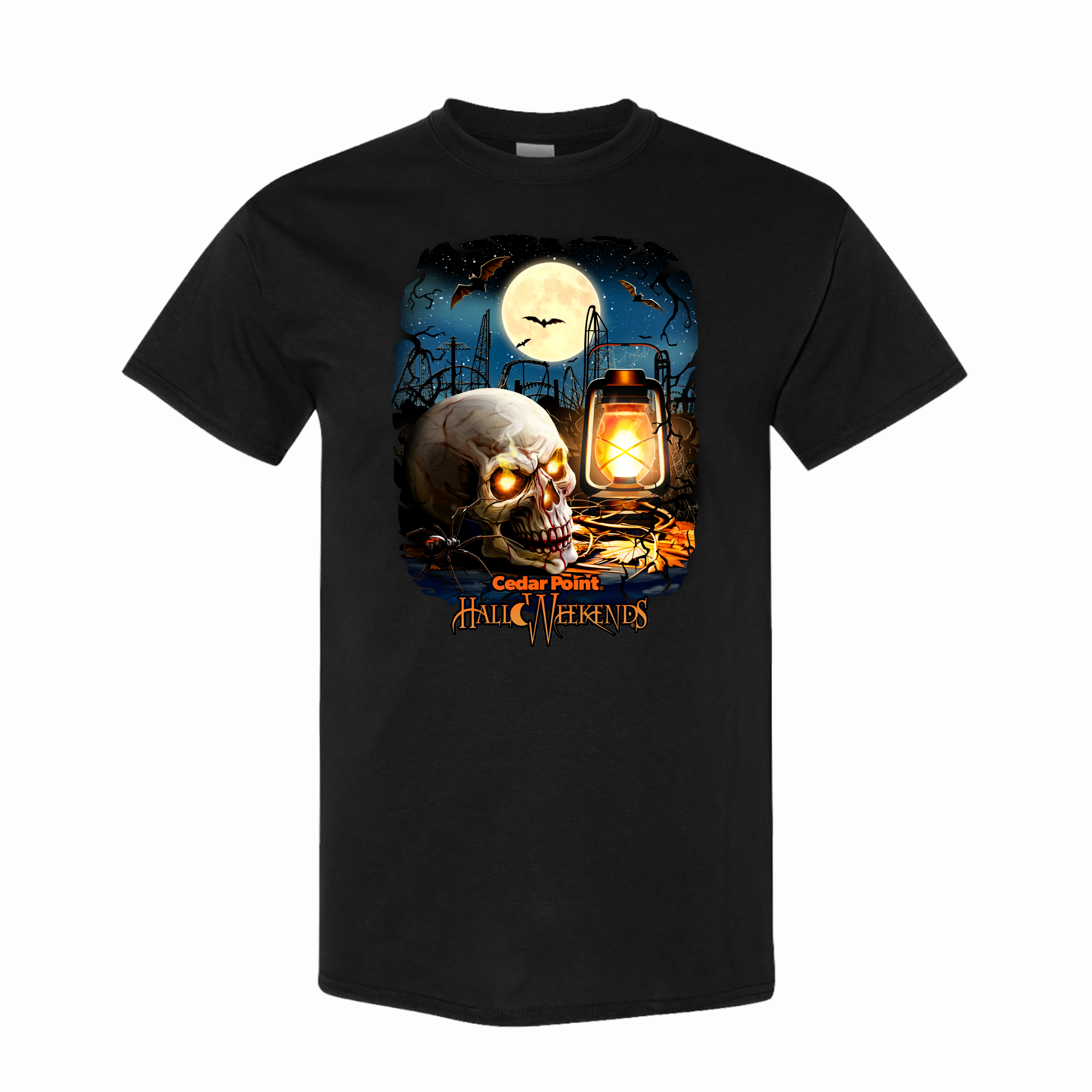 Cedar Point HalloWeekends Skull and Lantern Tee – FUN MERCHANDISE ...