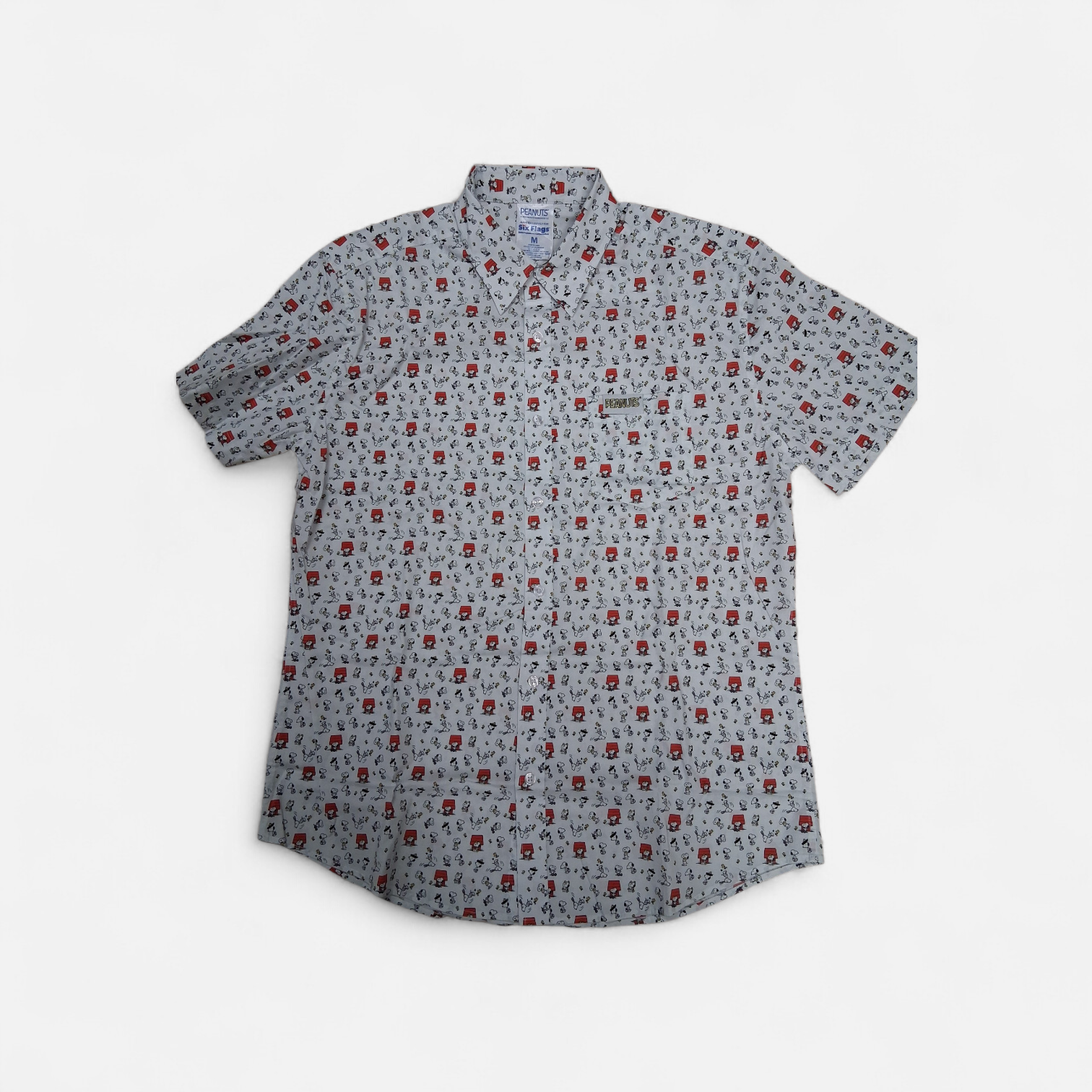 PEANUTS® WOODSTOCK AND SNOOPY DOGHOUSE CAMP SHIRT