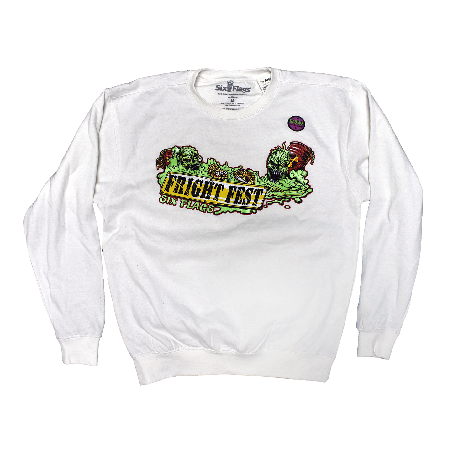 Toxic Zombies Crewneck - White