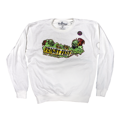 Toxic Zombies Crewneck - White