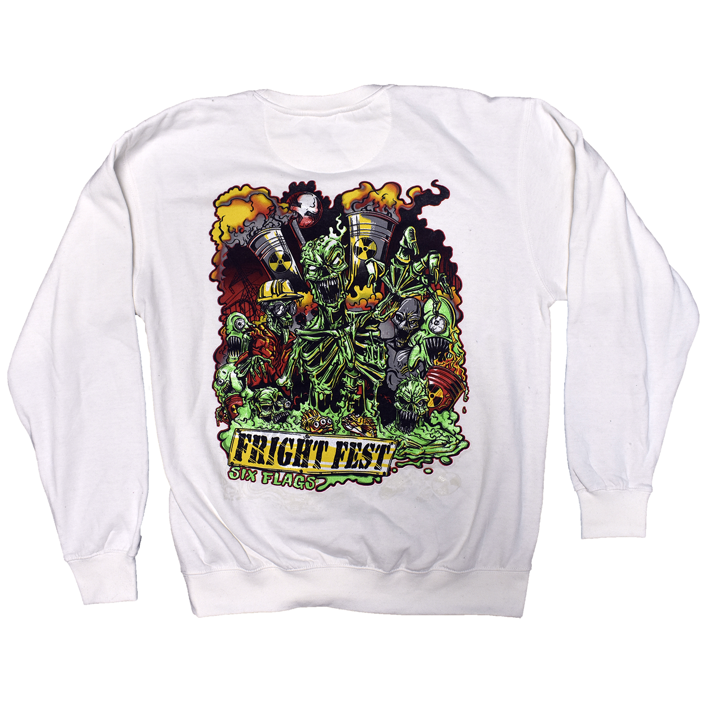 Toxic Zombies Crewneck - White