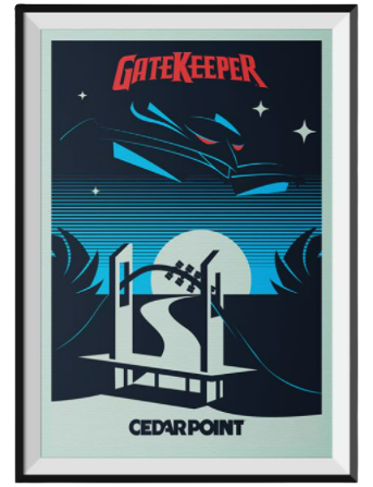 Cedar Point GateKeeper Poster