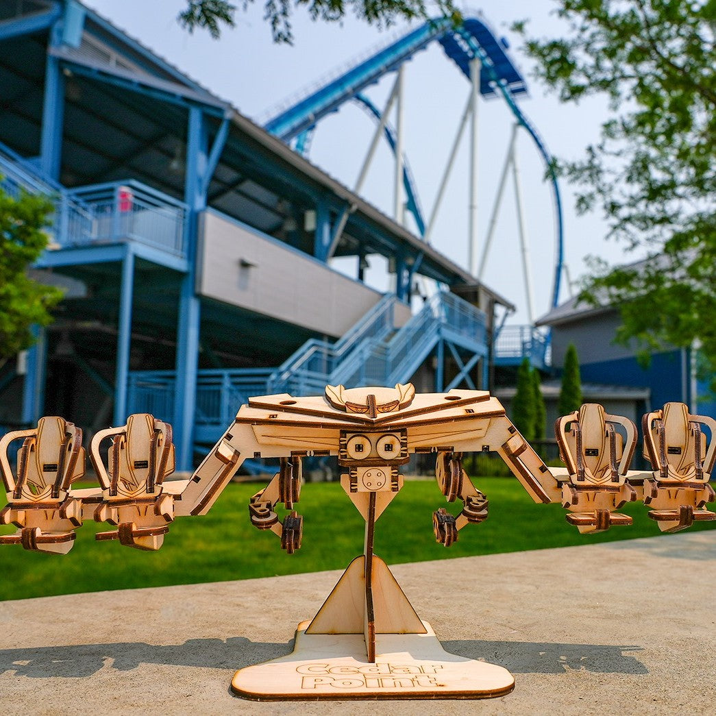 Cedar Point GateKeeper Front Car Coaster Cutout
