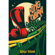 Kings Island King Cobra Poster