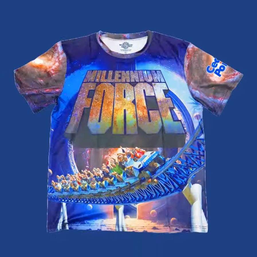 Cedar Point Millennium Force Full Color Tee
