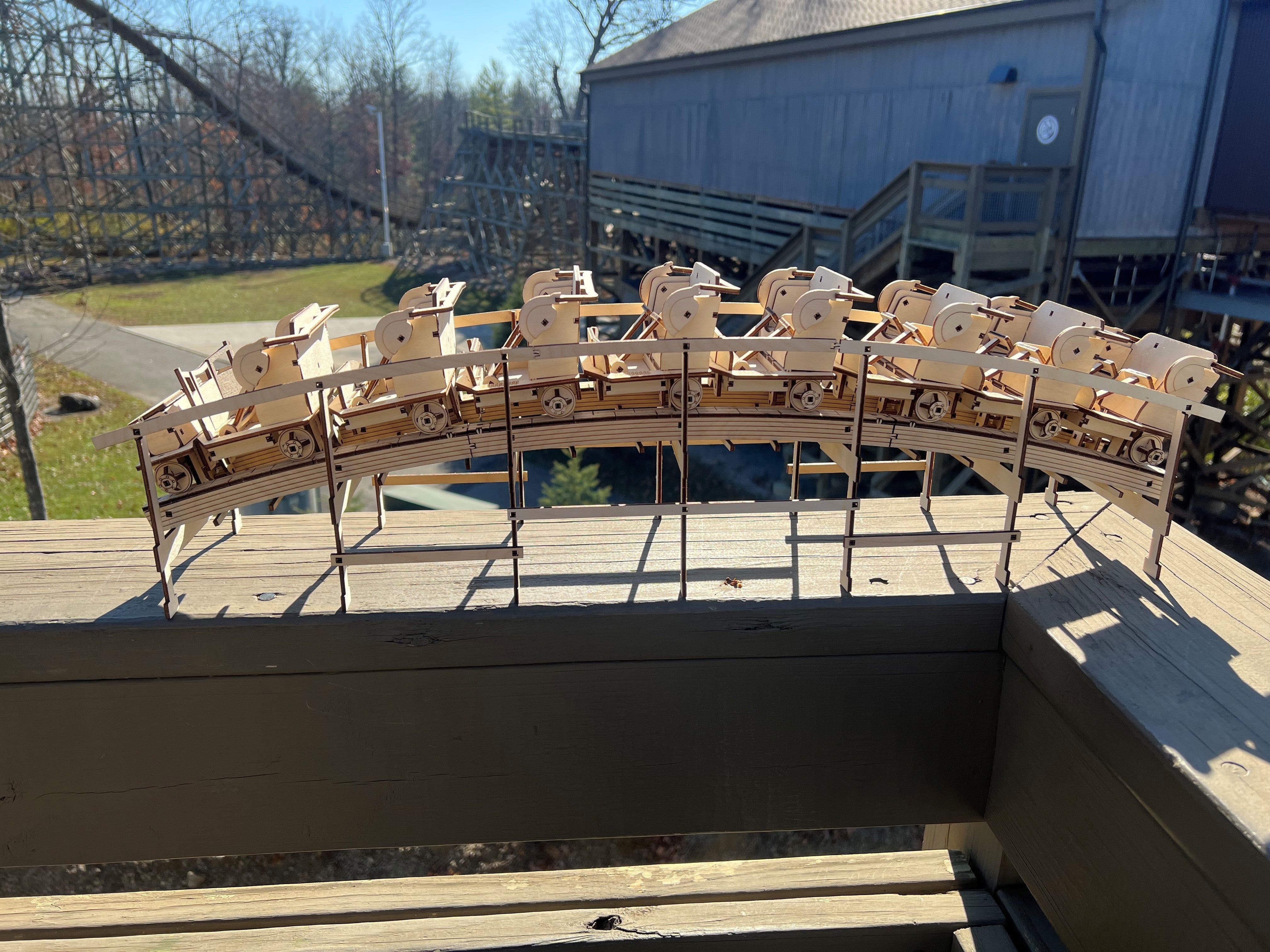 Kings Island Mystic Timbers Train Limited Edition Coaster Cutout
