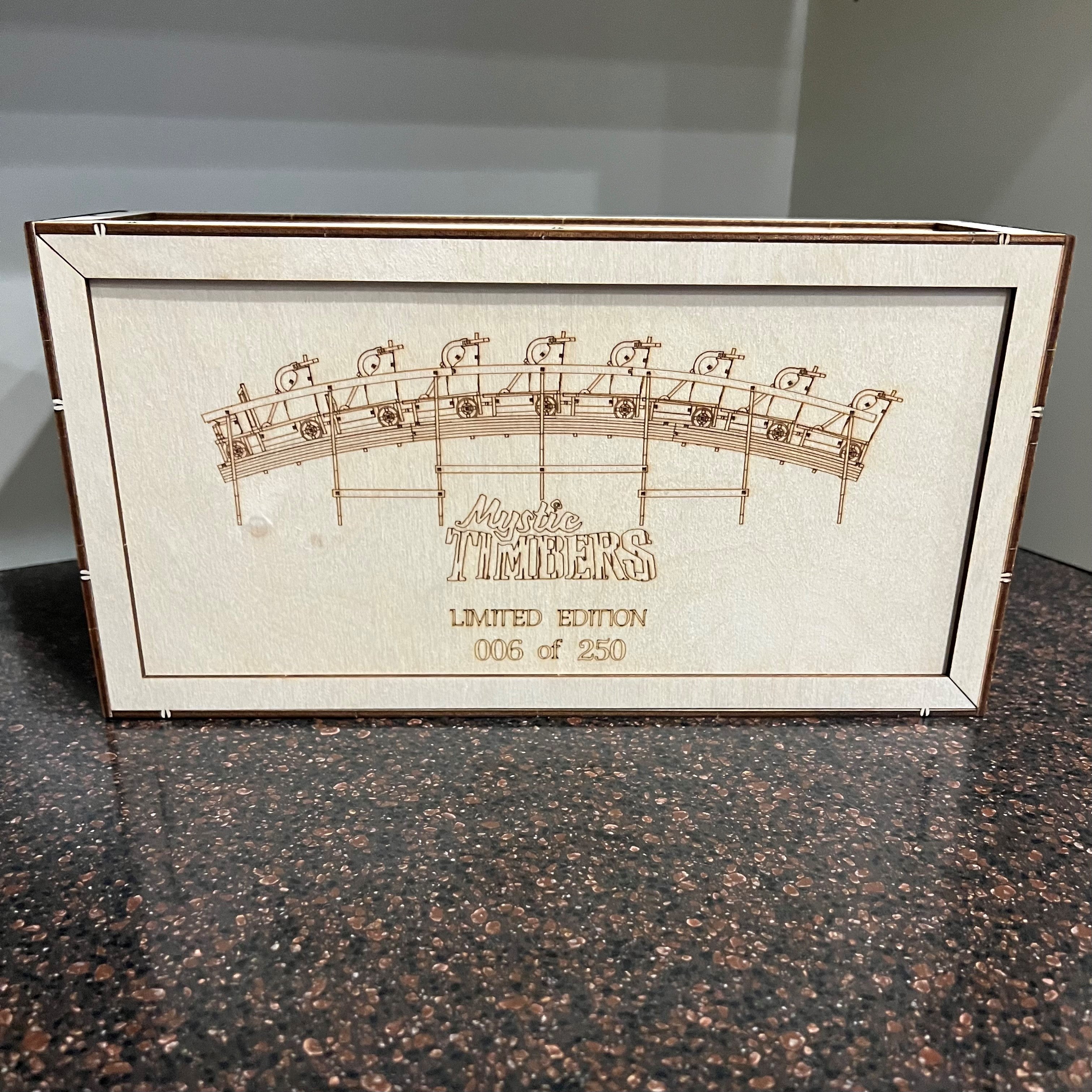 Kings Island Mystic Timbers Train Limited Edition Coaster Cutout