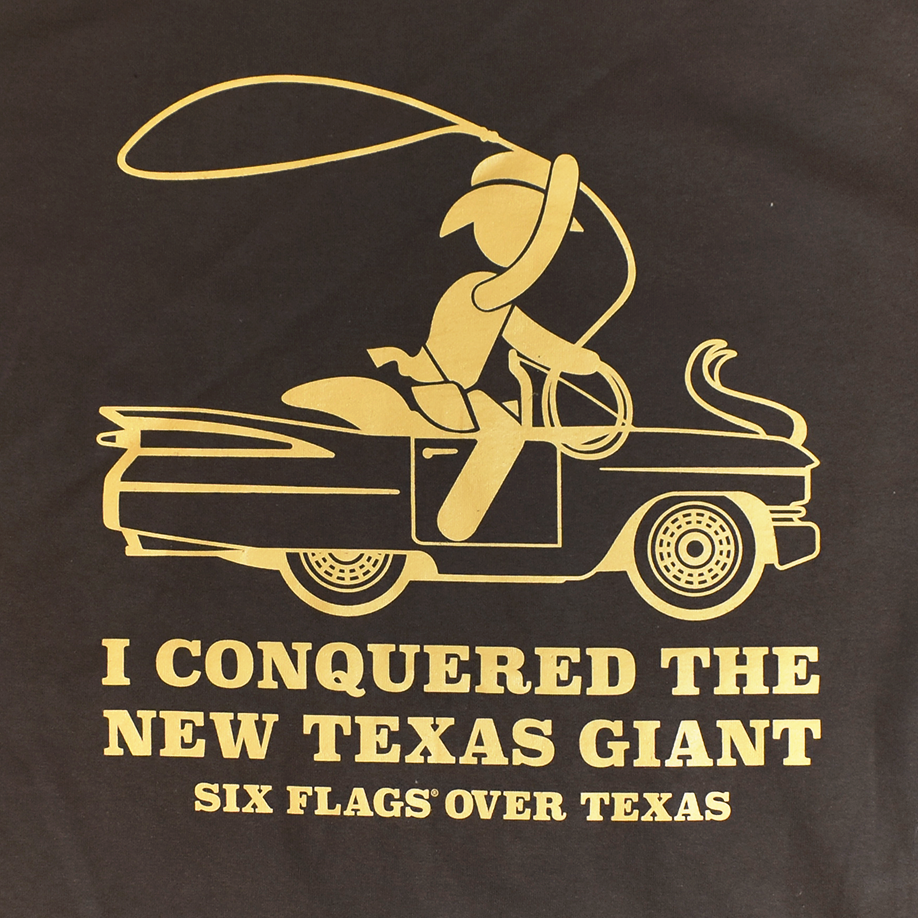 I Conquered the New Texas Giant Ride Tee design