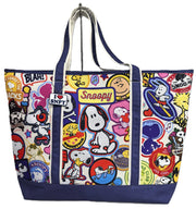 PEANUTS® Sticker Print Tote Bag