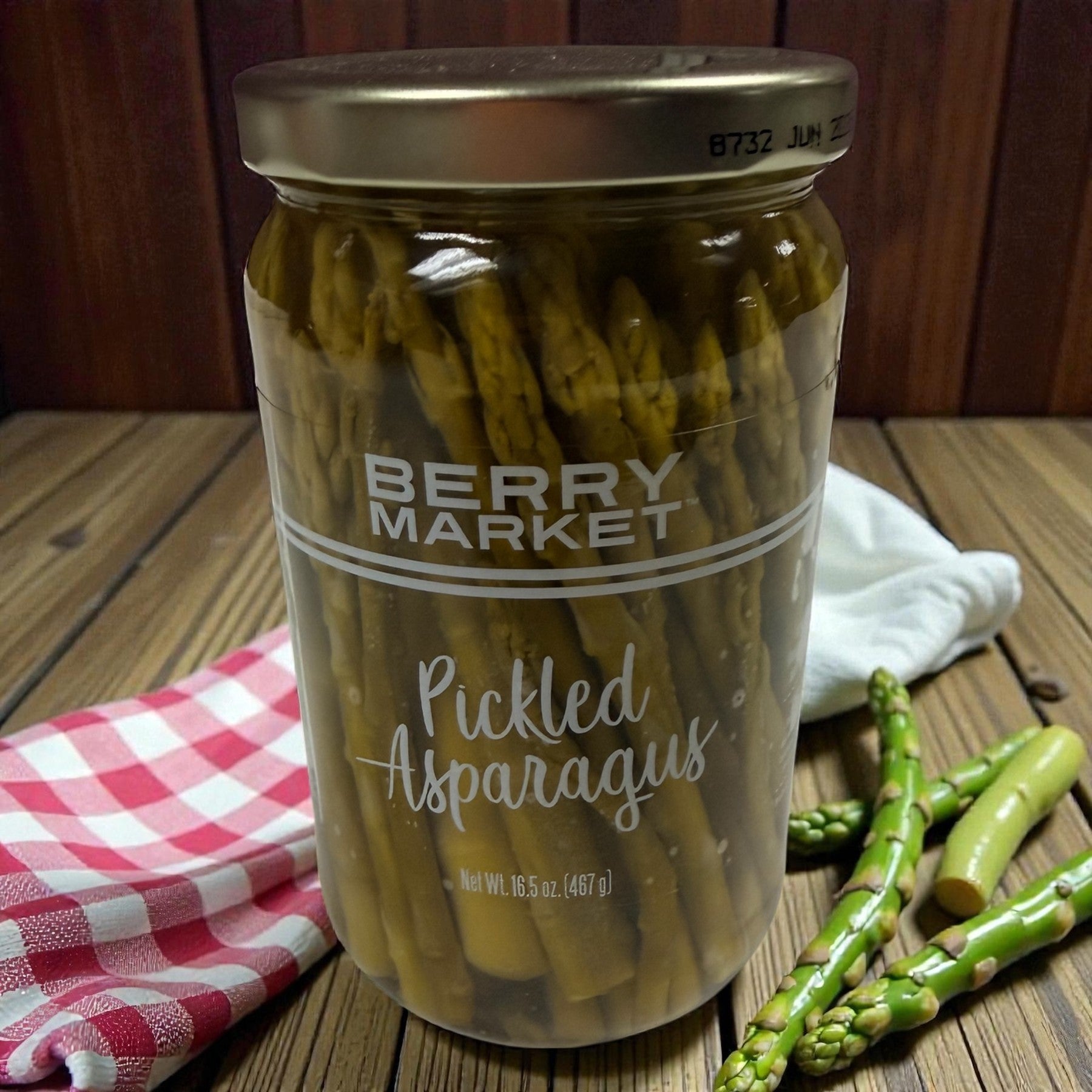 Knott's Berry Farm Berry Market™ 16 oz.  Pickled Asparagus