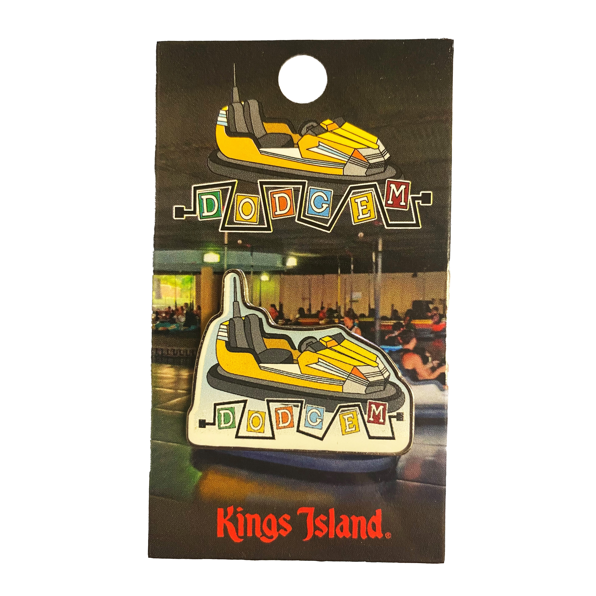 Kings Island 50th Anniversary Pin # 7 - Dodgem – FUN MERCHANDISE