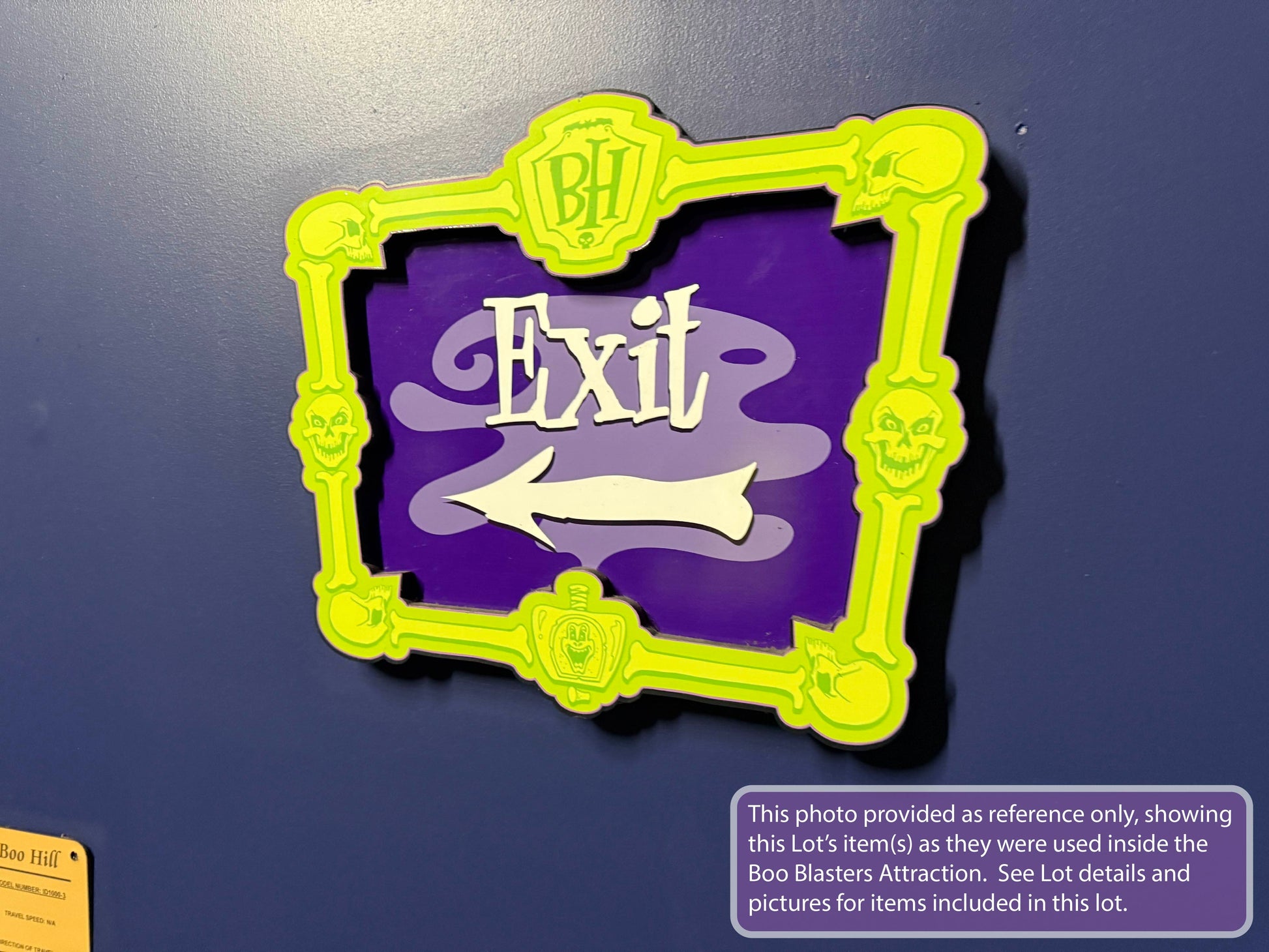 Lot # 4 – Boo Blasters Safety and Exit Signs - Queue Reference 7.1