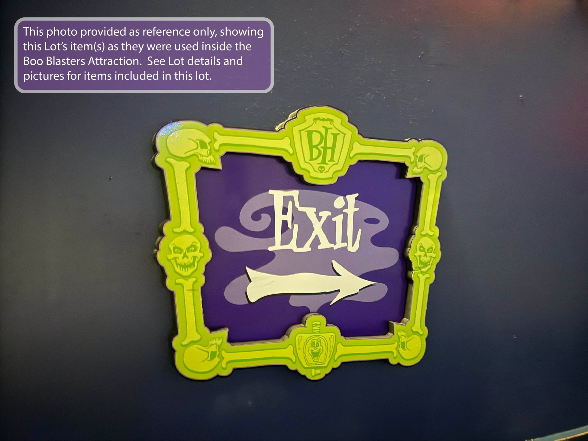 Lot # 5 – Boo Blasters Behavior and Exit Signs - Queue Reference 8.1