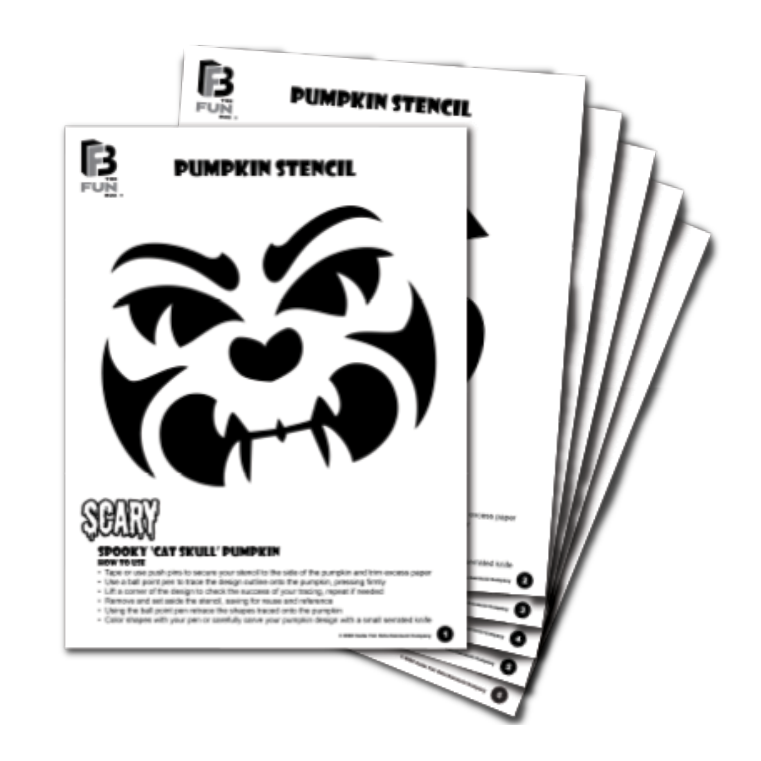 Knott's Berry Farm Custom Pumpkin Carving Stencils