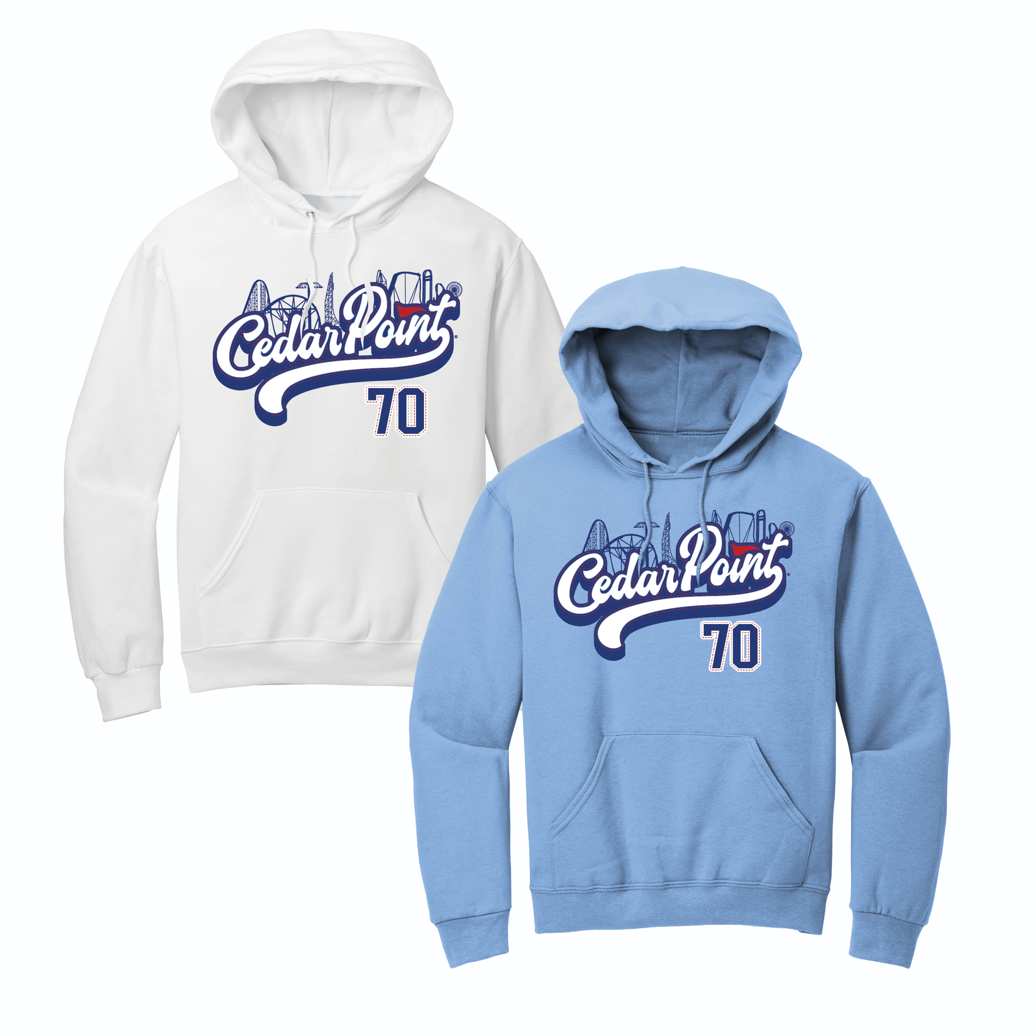 Cedar Point Swoosh Skyline Hooded Sweatshirt