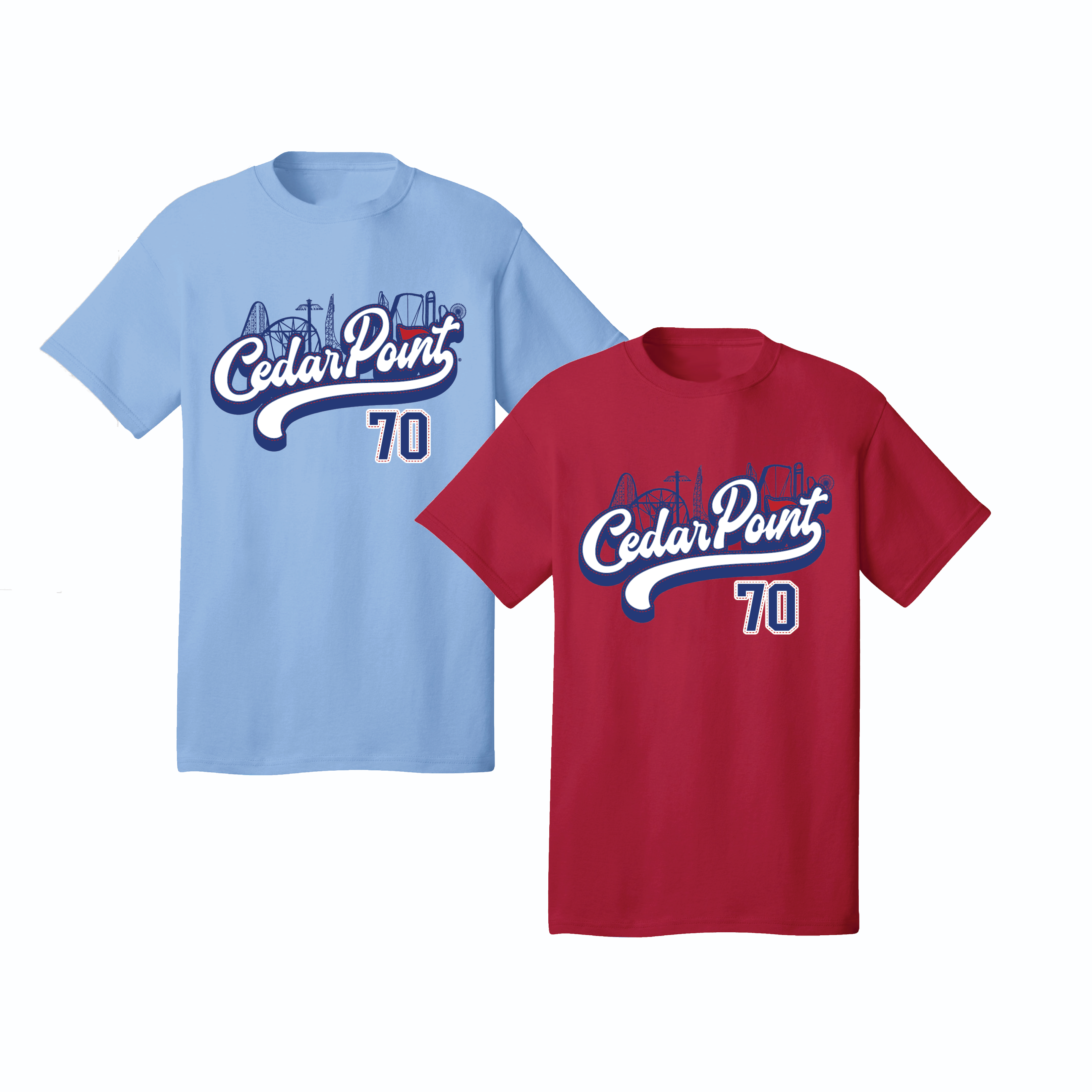 Cedar Point Swoosh Skyline Tee