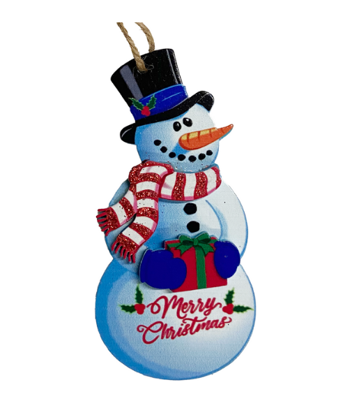 Holiday In The Park Snowman Ornament – Six Flags Merch Store