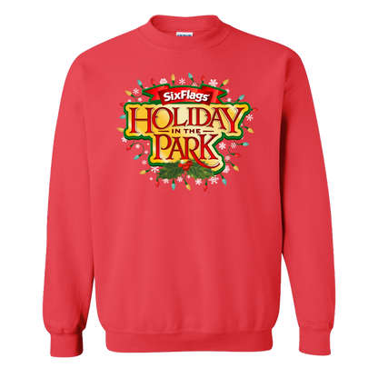 Holiday in the Park Unisex Sweatshirt - Red