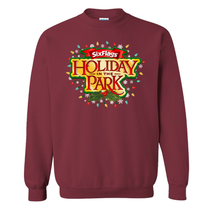 Holiday in the Park Unisex Sweatshirt - Maroon