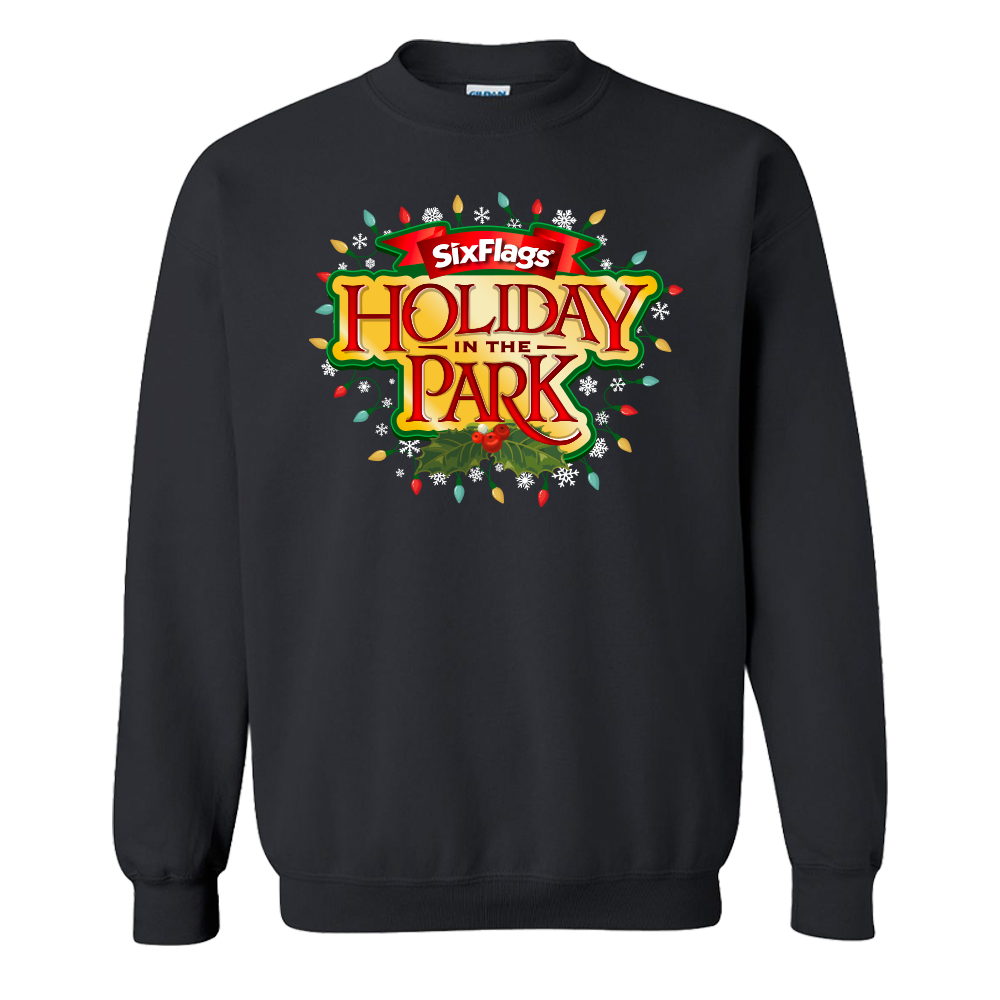 Holiday in the Park Unisex Sweatshirt - Black