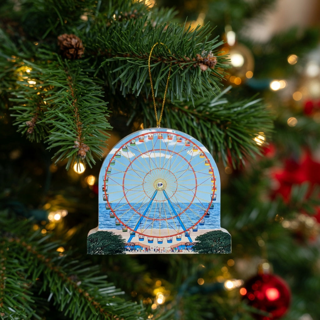 Cedar Point Cat's Meow Giant Wheel Ornament