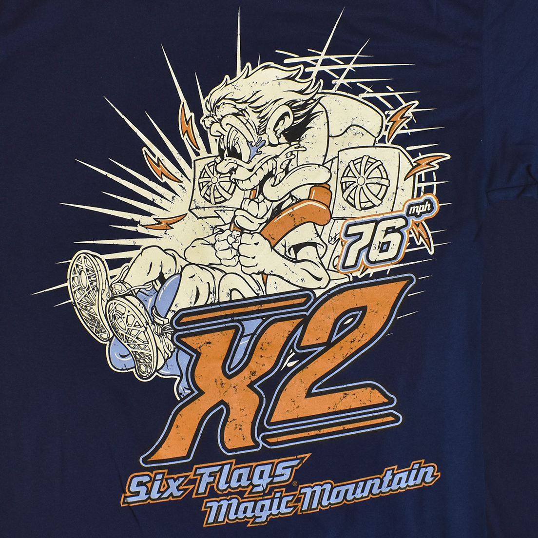 X2 Magic Mountain Ride Tee design
