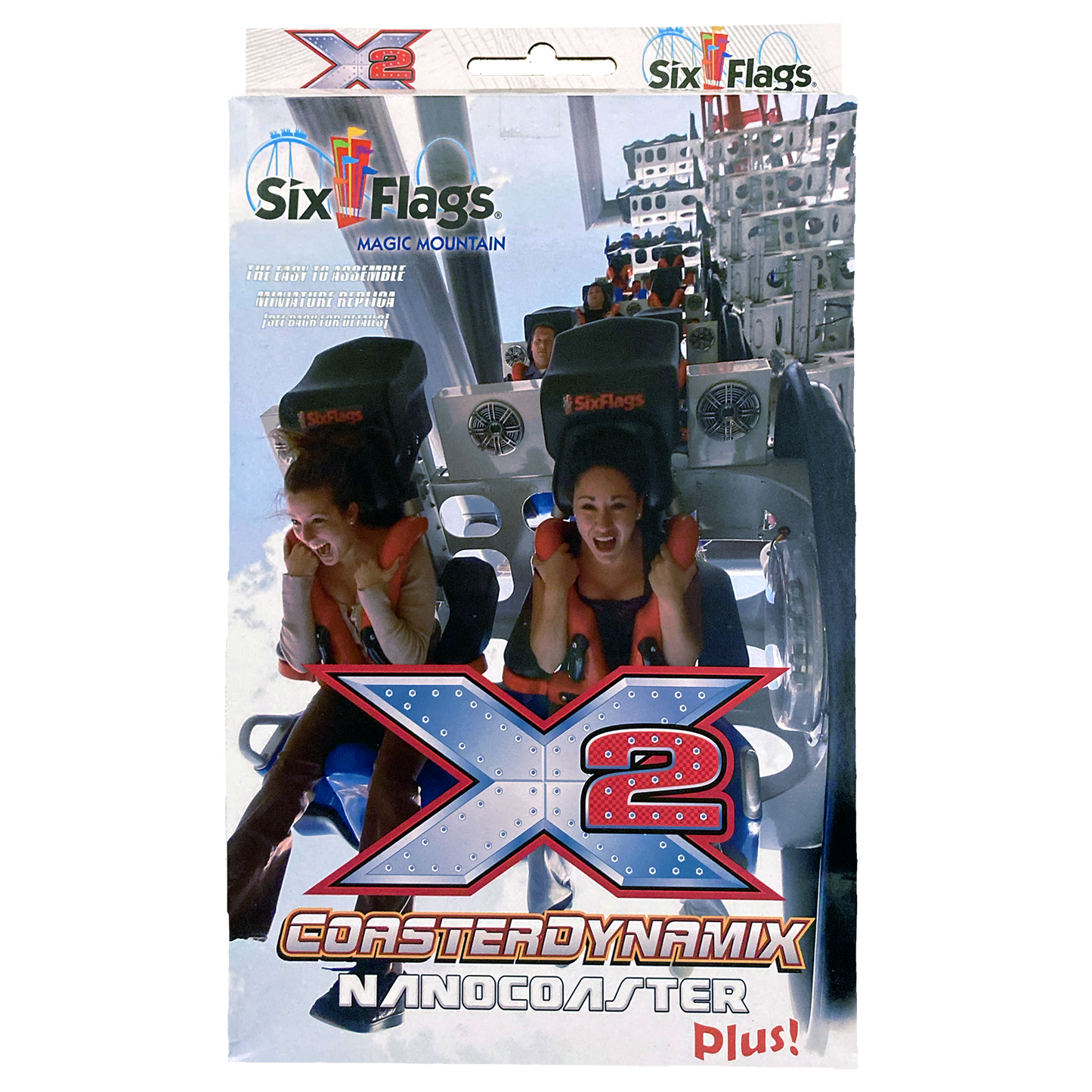 Six Flags Magic Mountain X2 Nanocoaster Plus package front