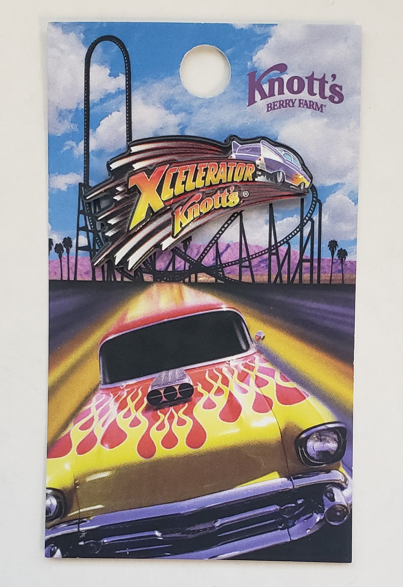 Knott's Berry Farm Xcelerator Collectible Pin