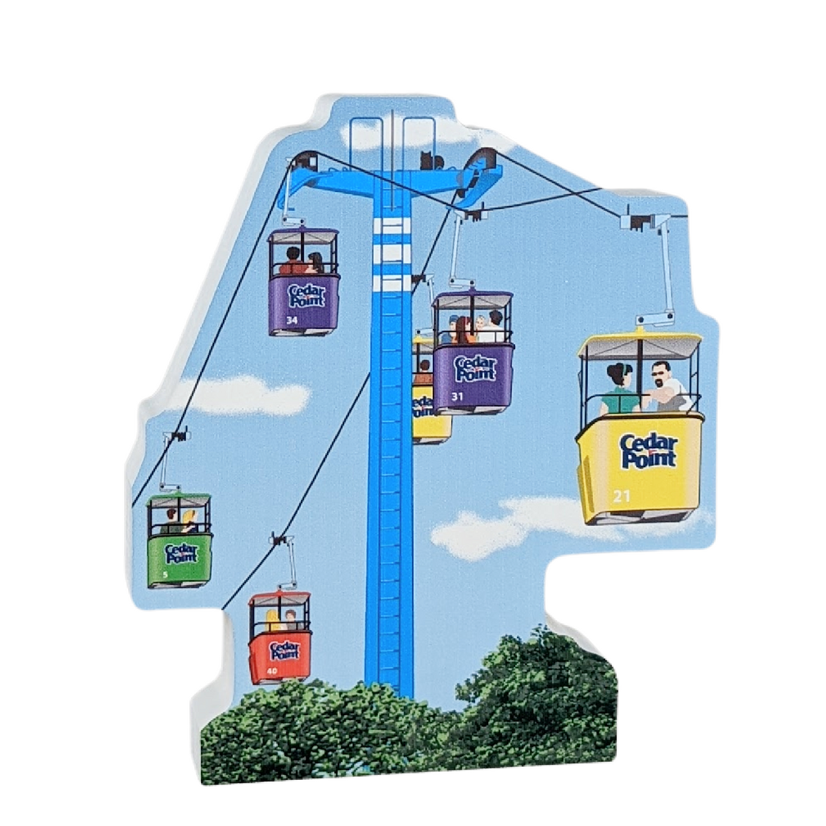 Cedar Point Cat's Meow Sky Ride Shelf Sitter – FUN MERCHANDISE