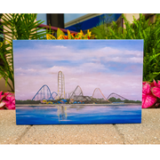 Cedar Point "Cedar Sky" 24x36 Canvas Print by Tina Husted - All Proceeds to Charity