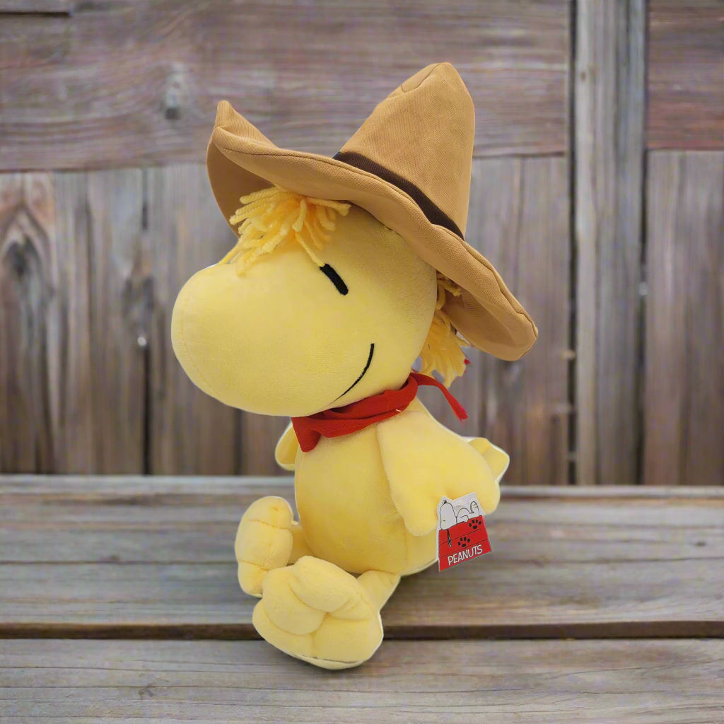 PEANUTS® 12.5" Cowboy Woodstock Plush
