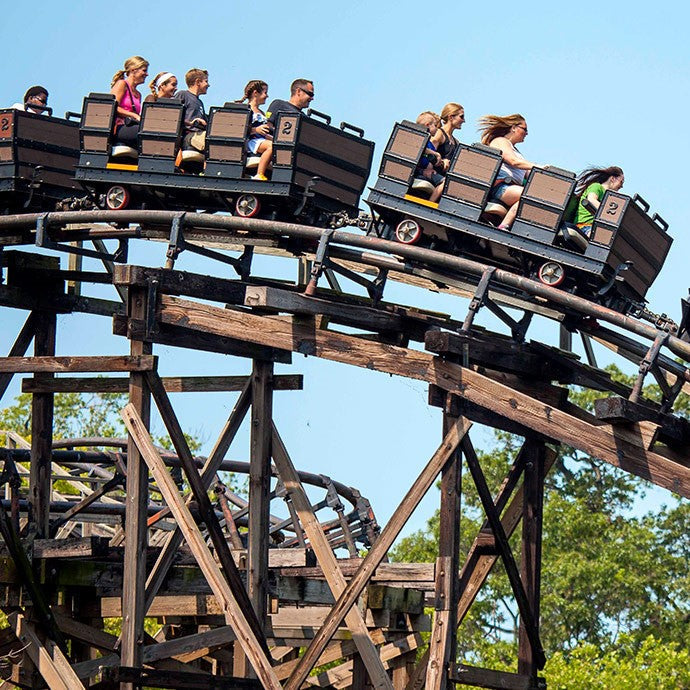 Cedar Point Cedar Creek Mine Ride NanoCoaster