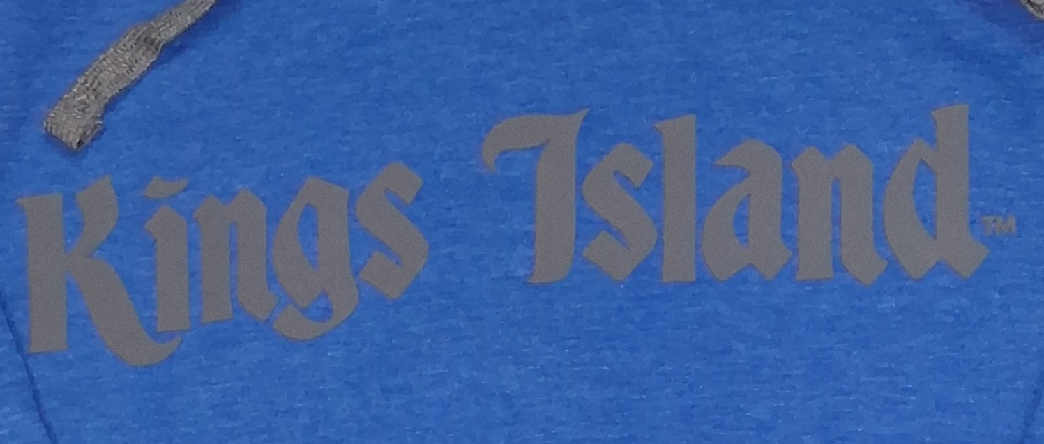 KINGS ISLAND RETRO LOGO PUFF PRINT HOODED SWEATSHIRT