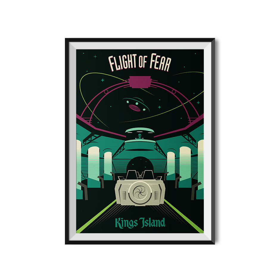 Kings Island Flight of Fear Poster