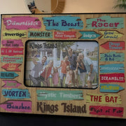 Picture Frame - 4x6 with Kings Island Ride Signs