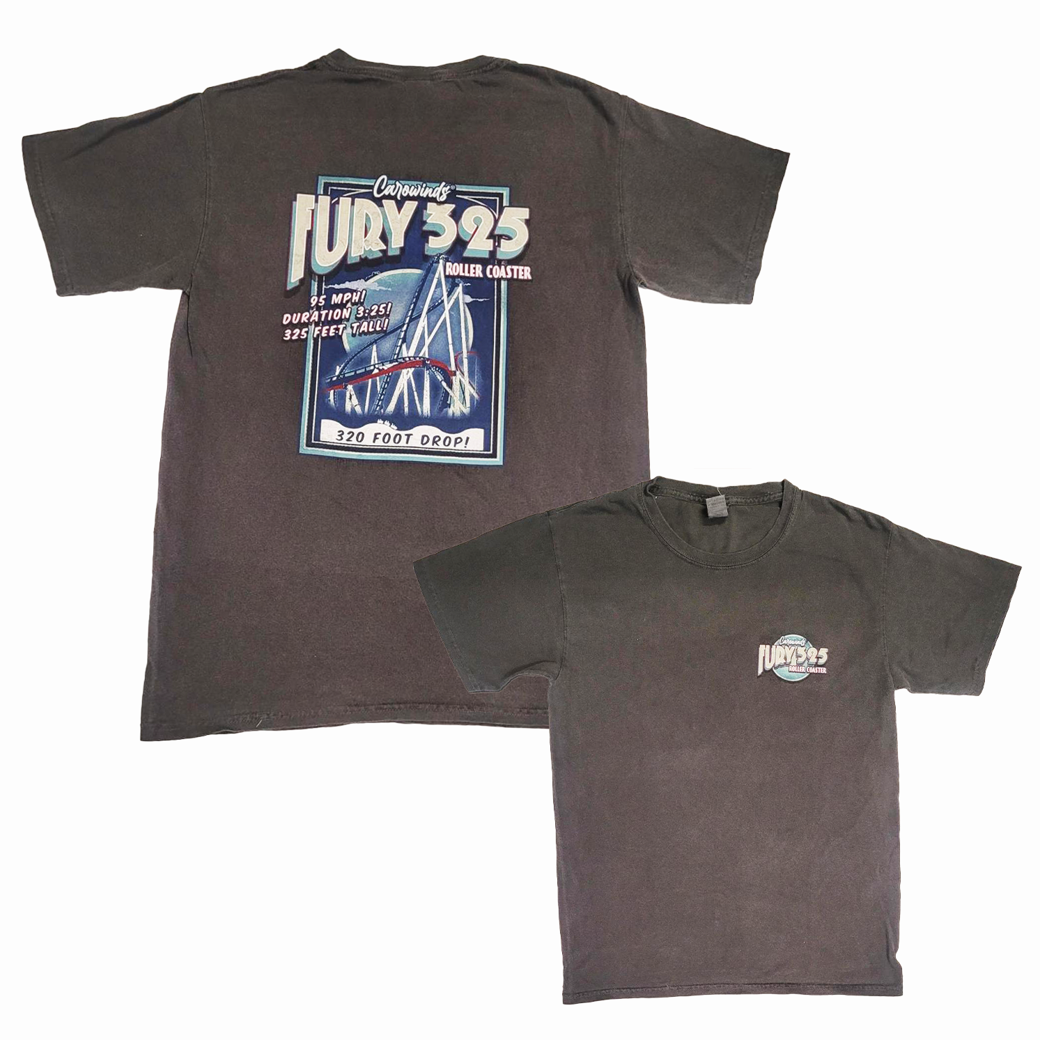 Carowinds Fury 325 Poster Print Tee