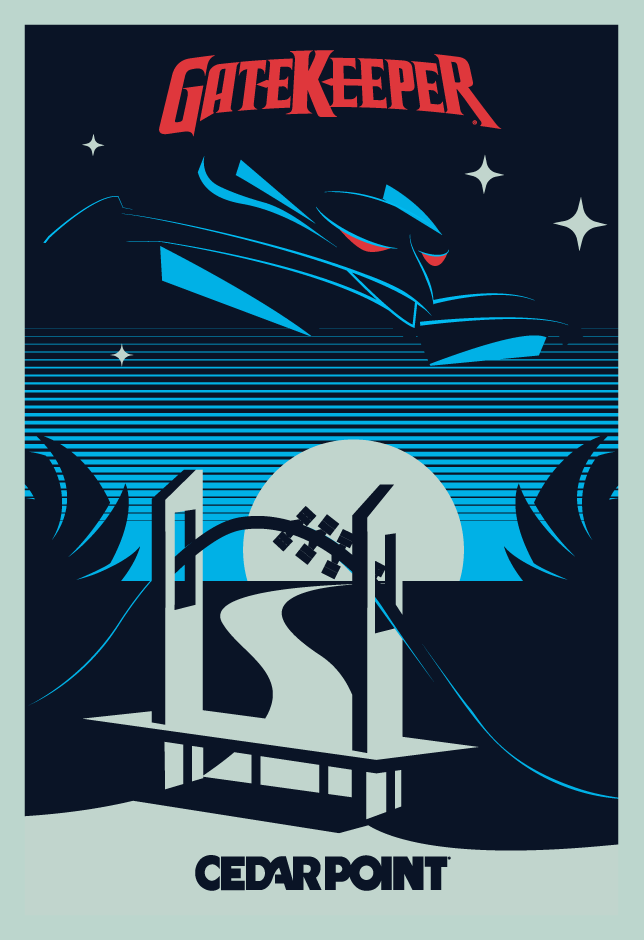 Cedar Point GateKeeper Poster