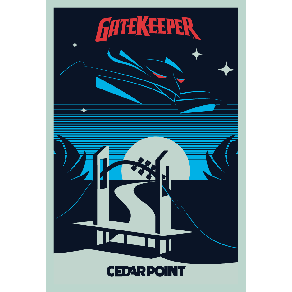 Cedar Point GateKeeper Poster