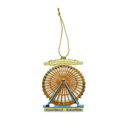 Cedar Point Giant Wheel 50th Anniversary Brass Ornament