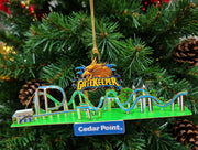 Cedar Point GateKeeper Brass Ornament