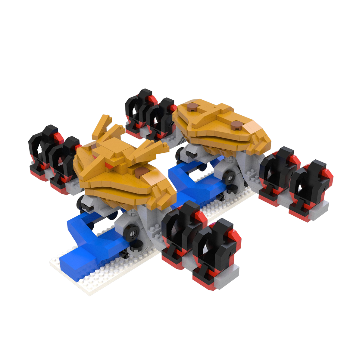 Cedar Point GateKeeper Full Train Mini Block