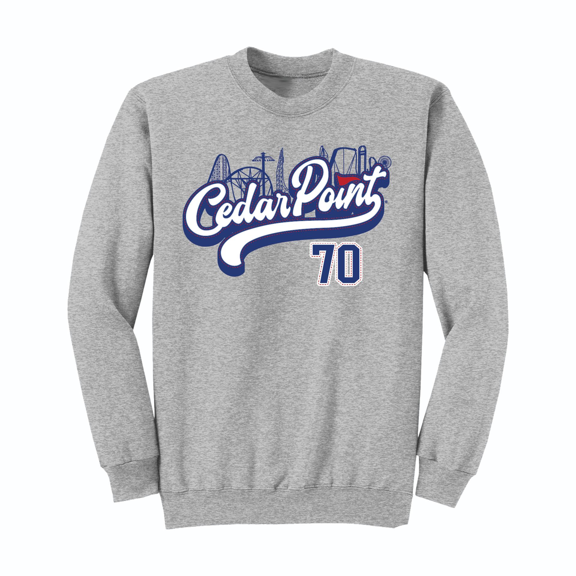 Cedar Point Swoosh Skyline Crewneck Sweatshirt – FUN MERCHANDISE