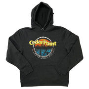 Cedar Point Circle Sign Adult Hoodie - Charcoal