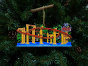 CEDAR POINT IRON DRAGON BRASS ORNAMENT